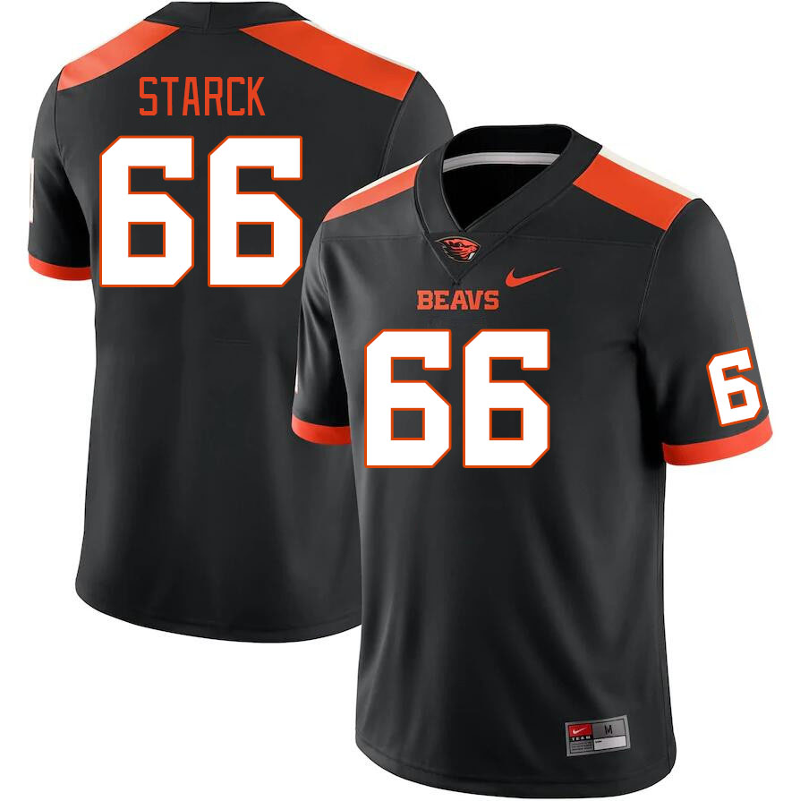 Men #66 Grant Starck Oregon State Beavers College Football Jerseys Stitched Sale-Black